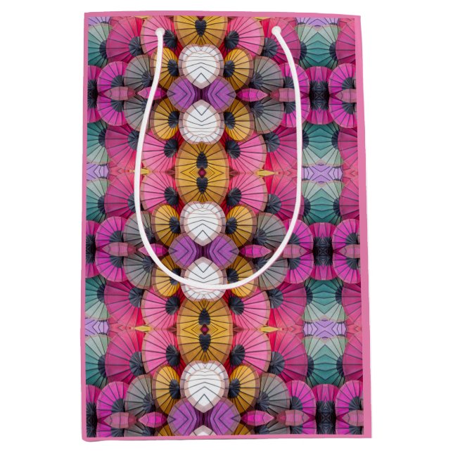 Abstrakte Umbrellas-Geschenktasche Mittlere Geschenktüte (Vorderseite)