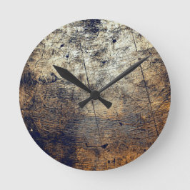 Abstrakte Umhüllungen 8 Runde Wanduhr