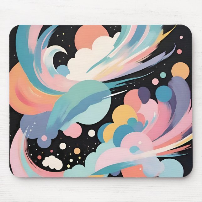 Abstrakte und moderne Kunst Mousepad (Vorne)