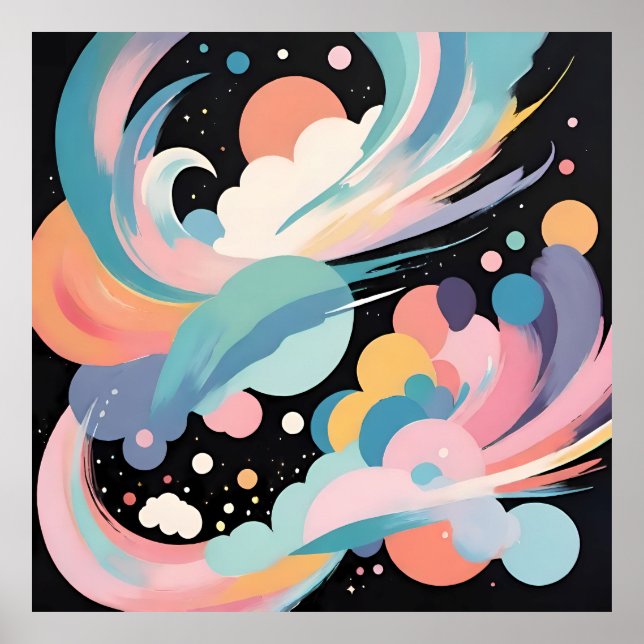 Abstrakte und moderne Kunst Poster (Vorne)