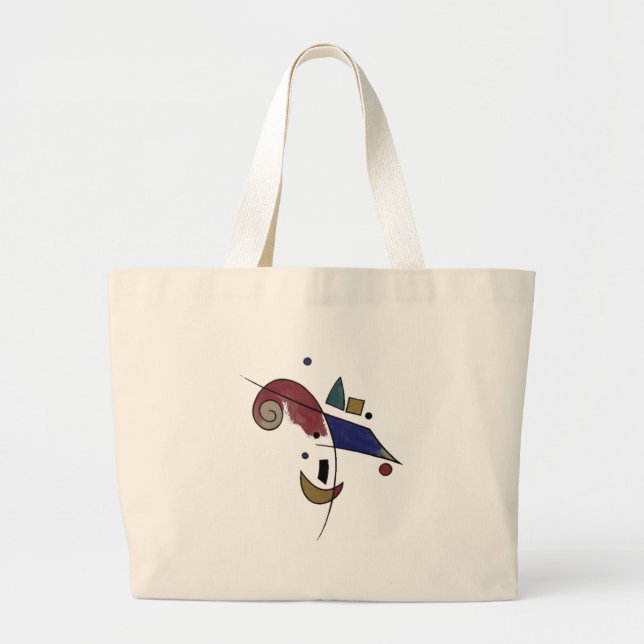 Abstrakte Venedig-Tasche Jumbo Stoffbeutel (Vorne)