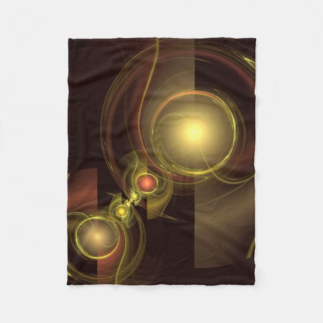Abstrakte Verbindung Fleecedecke (Vorderseite)