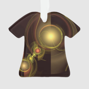 Abstrakte Verbindung Kunstakrylus Shirt Ornament