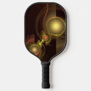 Abstrakte Verbindung Pickleball Schläger