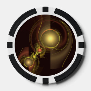 Abstrakte Verbindung Pokerchips