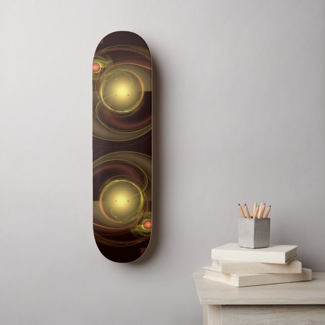 Abstrakte Verbindung - Skateboard (Wandkunst)