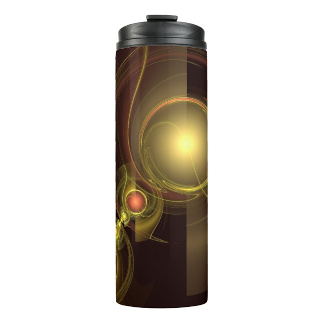 Abstrakte Verbindung Thermosbecher (Vorderseite)