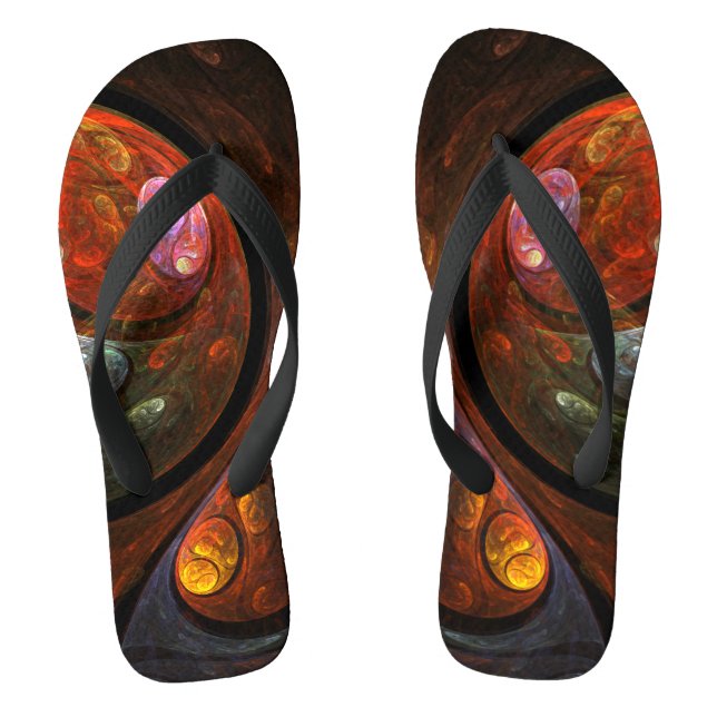 Abstrakte Verbindungsart Flip Flops (Fußbett)