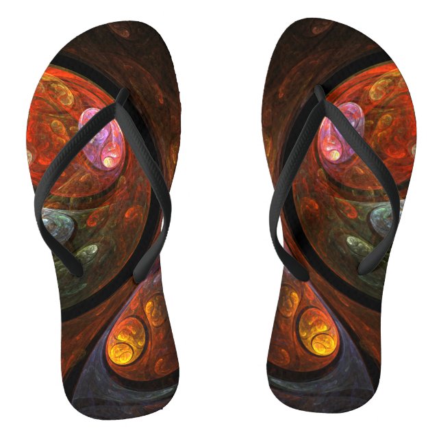 Abstrakte Verbindungsart Flip Flops (Fußbett)