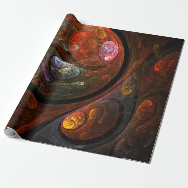 Abstrakte Verbindungsart Geschenkpapier (Ungerollt)