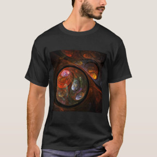 Abstrakte Verbindungsart T-Shirt
