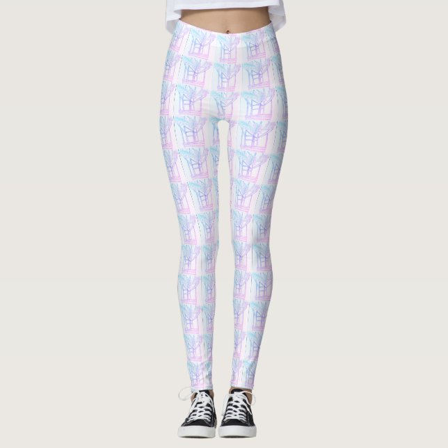 Abstrakte Verflechtung   Leggings (Vorderseite)