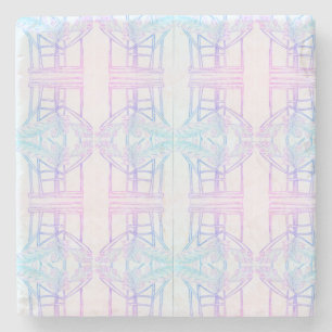 Abstrakte Verflechtung Steinuntersetzer