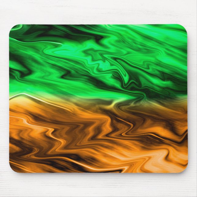 Abstrakte verschwommenes gepunktetes Muster in ora Mousepad (Vorne)