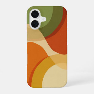 Abstrakte Vintage-Formen iPhone 16 Hülle