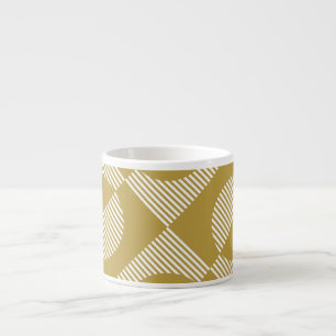 Abstrakte Vintage Geometrie nahtlos Espressotasse