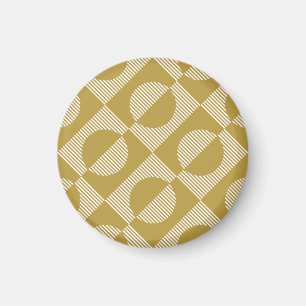 Abstrakte Vintage Geometrie nahtlos Magnet