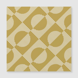 Abstrakte Vintage Geometrie nahtlos Magnetkarte