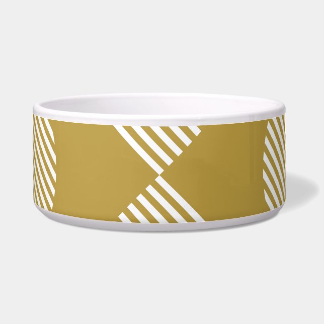 Abstrakte Vintage Geometrie nahtlos Napf (Vorderseite)