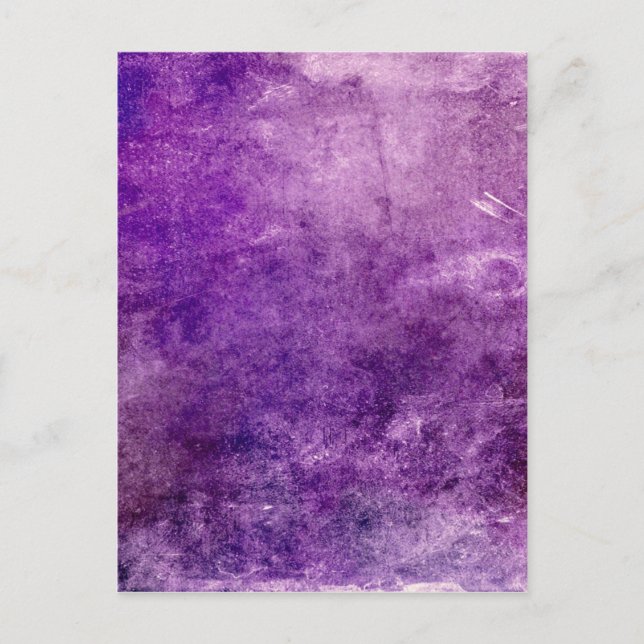 Abstrakte Violette Postkarte (Vorderseite)