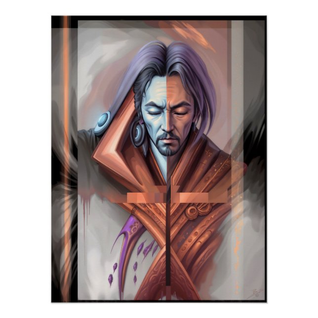 Abstrakte Visionen Poster (Vorderseite)