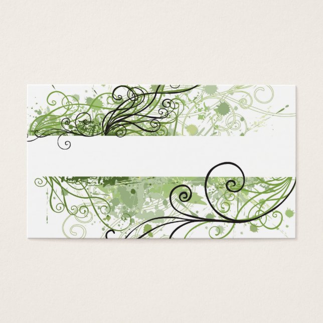 Abstrakte Visitenkarte (Vorderseite)