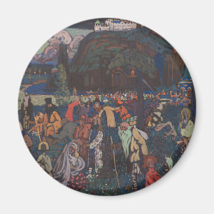 Abstrakte Vitalität, Wassily Kandinsky Farbige Leb Magnet