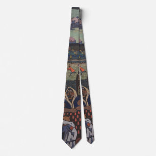 Abstrakte Vitalität, Wassily Kandinsky Farbvolles Krawatte