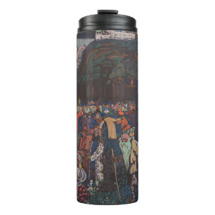 Abstrakte Vitalität, Wassily Kandinsky Farbvolles Thermosbecher
