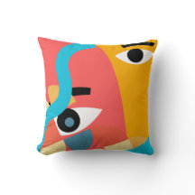 Abstrakte Vivid Face Art