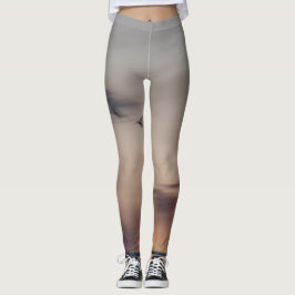 Abstrakte Vogelleggings Leggings