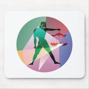 abstrakte Waage Mousepad