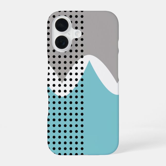 Abstrakte Wackler  iPhone 16 Hülle (Rückseite)