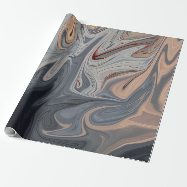 Abstrakte Wall Art | Beste moderne Kunst Geschenkpapier (Ungerollt)