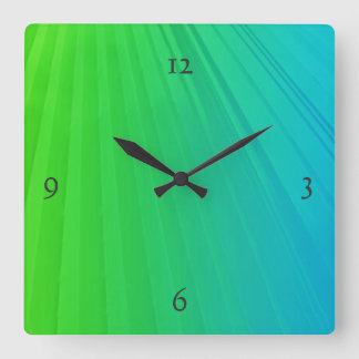 ABSTRAKTE WALL CLOCK QUADRATISCHE WANDUHR