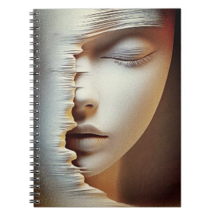 Abstrakte Wand an Wand Kunst - Moderne Textur Notizblock