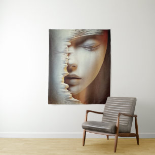 Abstrakte Wand an Wand Kunst - Moderne Textur Wandteppich