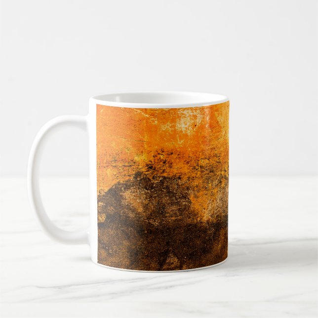 abstrakte Wand nah upabstract, Hintergrund, schwar Kaffeetasse (Links)