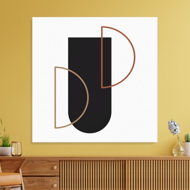 Abstrakte Wandkunst Leinwanddruck (Insitu (Wohnzimmer))