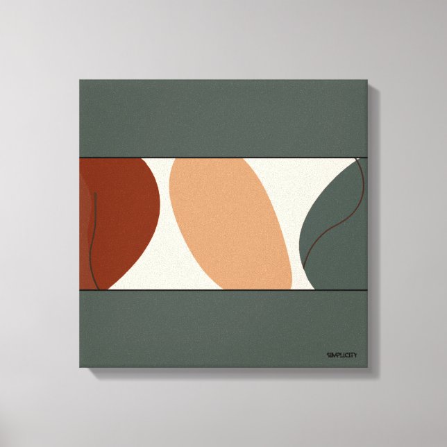 Abstrakte Wandkunst Leinwanddruck (Vorderseite)