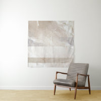 Abstrakte Wandkunst mit weichem, neutralem Geometr