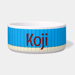 Abstrakte Wandschüssel mit KOJI-Text Napf