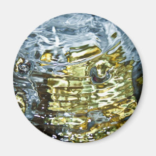 Abstrakte Wasser-Fotografie Magnet