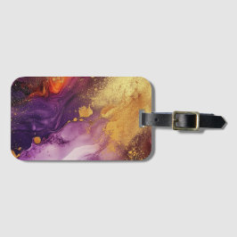 Abstrakte Wasserfarbe Gepäckanhänger