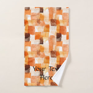 Abstrakte Wasserfarbe, Herbst Palette Handtuch