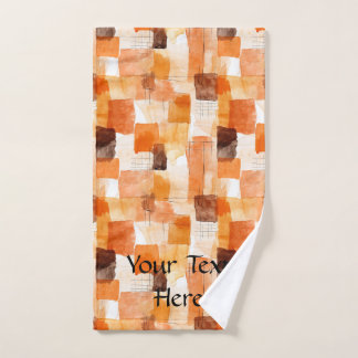 Abstrakte Wasserfarbe, Herbst Palette Handtuch