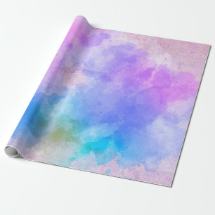 Abstrakte Wasserfarbe Hintergrundkunst Geschenkpapier