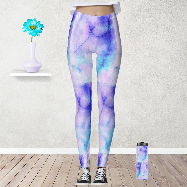 Abstrakte Wasserfarbe Leggings (Von Creator hochgeladen)