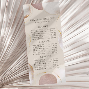 Abstrakte Wasserfarbe Luxus Gold Formen Moderne Werbekarte