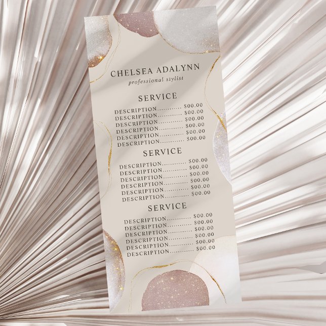 Abstrakte Wasserfarbe Luxus Gold Formen Moderne Werbekarte (Von Creator hochgeladen)